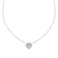 Collana Amen Donna SOLITARIO in Argento Zircone CLSO50BB - CLSO50BB